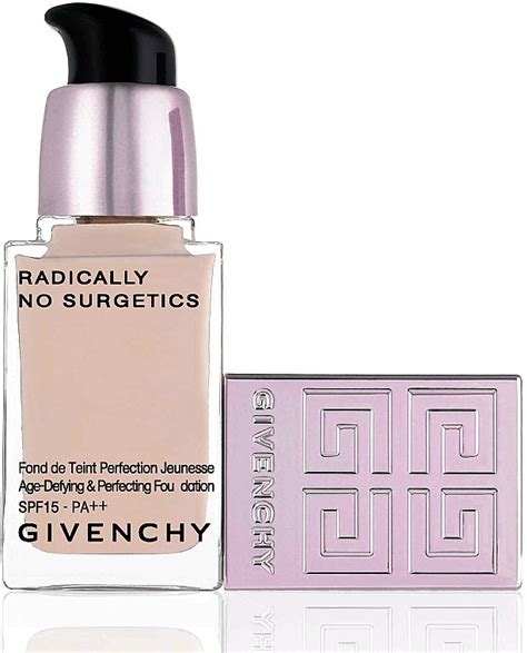 givenchy radically no surgetics foundation swatches